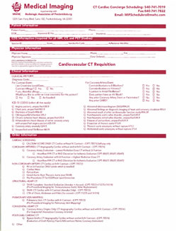 MIF Cardiac CT Referral Form